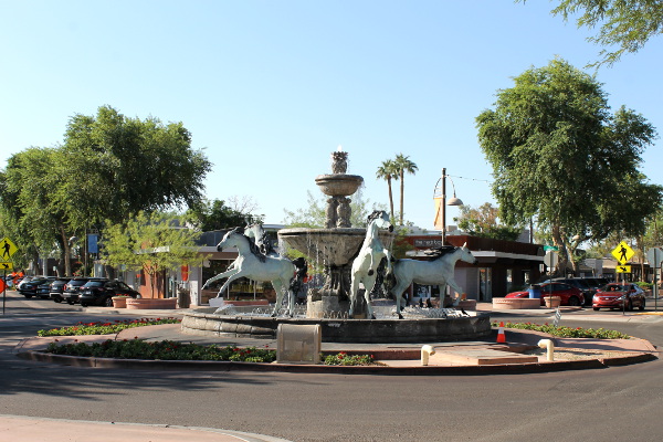 Bronze Horse Fountain